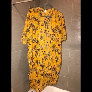 Mustard color Kimono